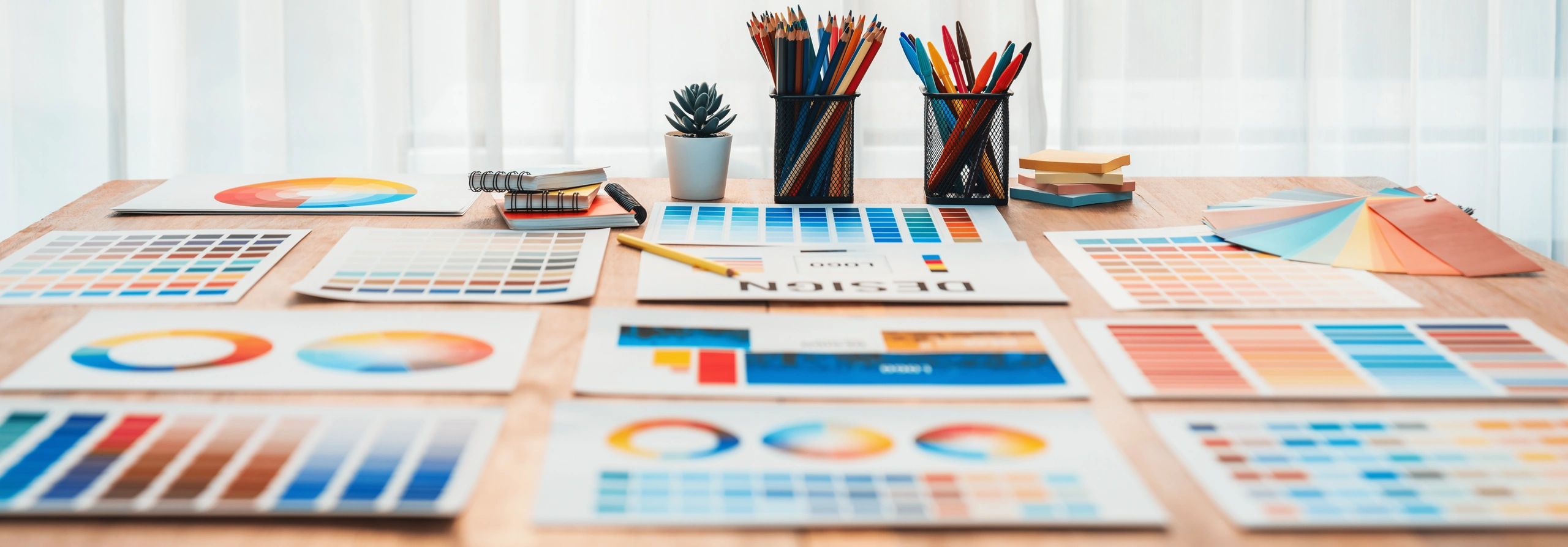 graphic design workspace